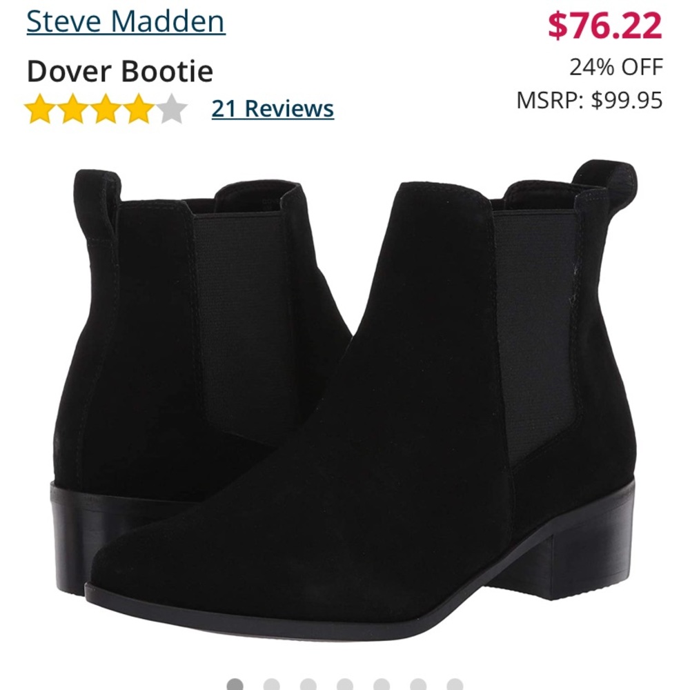 🎉🌟Steve Madden suede dover Chelsea boot